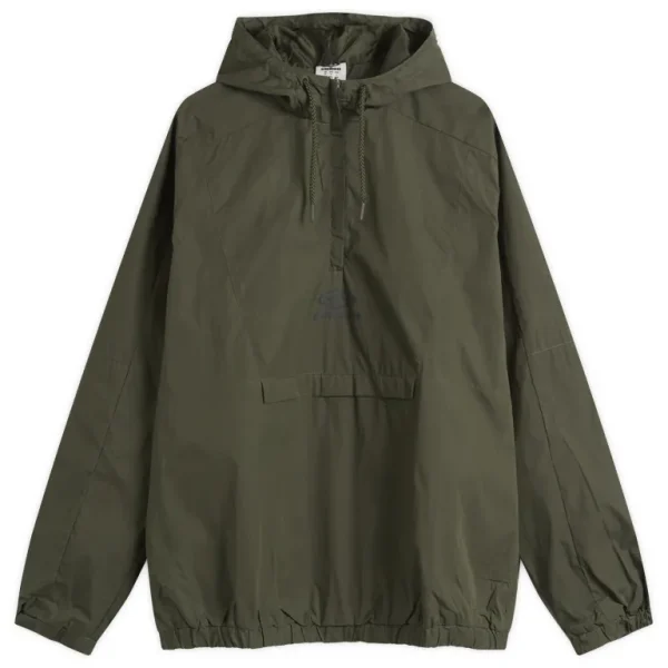 UMBRO WAXED CAGOULE JACKET-GREEN