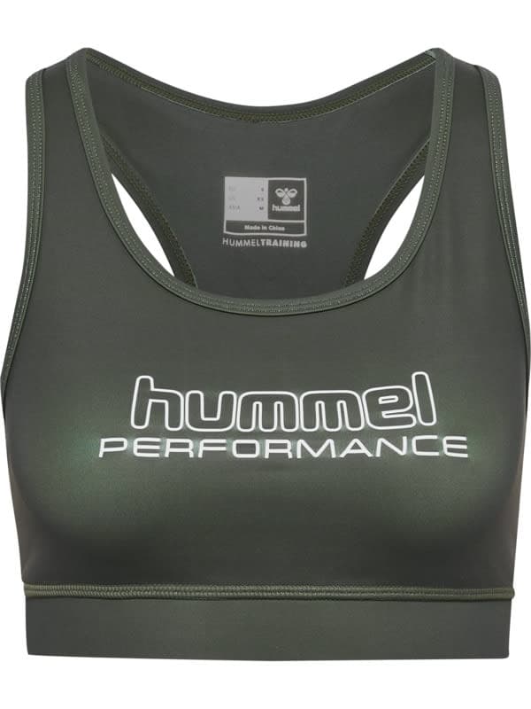 HUMMEL TE FUNDAMENTAL SPORTS BRA-CLIMBING IVY