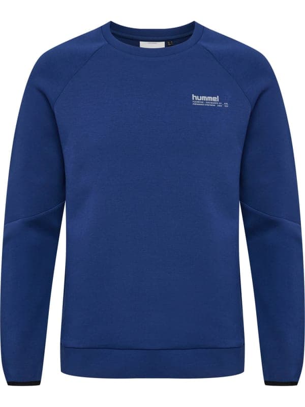 HUMMEL TECH FLEECE REGULAR CREW BLUE
