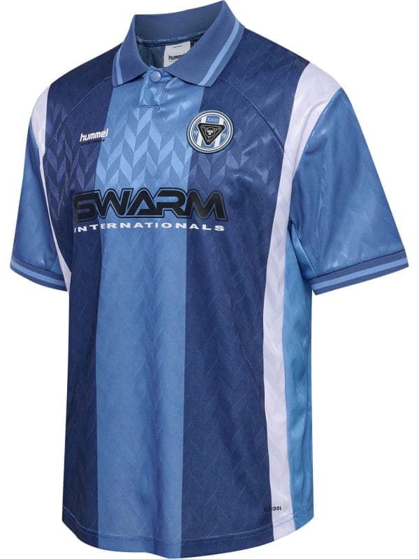 HUMMEL LOOSE SOCCER JERSEY SS BLUE