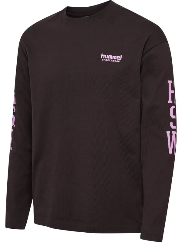 HUMMEL LOOSE T-SHIRT L/S SW STADIUM-BLACK