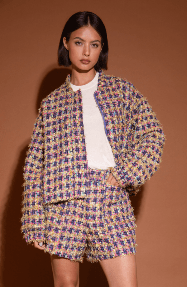 Studio Amaya FLEUR BOMBER JACKET - MULTI PRINT
