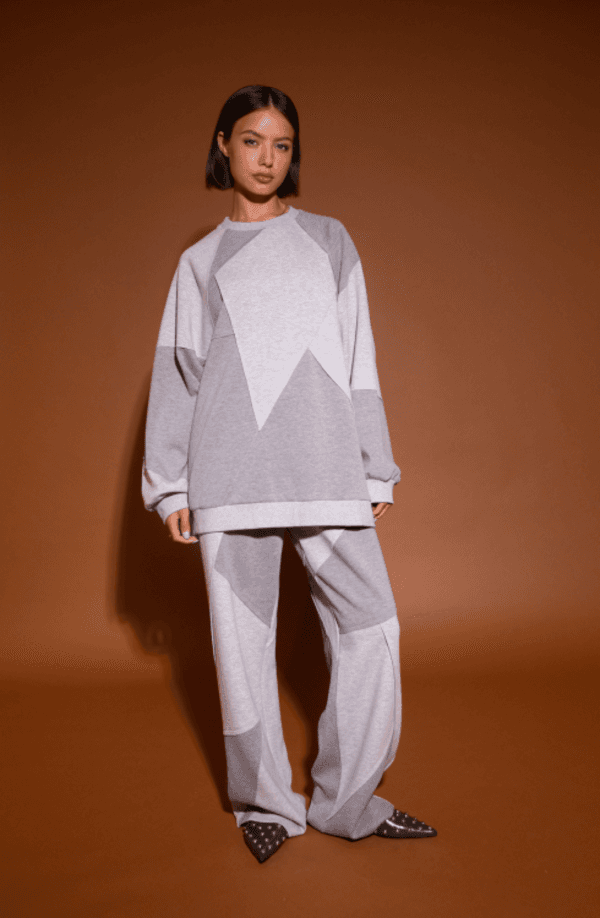 STUDIO AMAYA  Violet Sweater | Grey