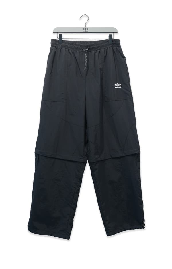 Umbro Zip Off Loose Fit Pant Black