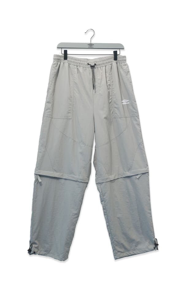 Umbro Zip Off Loose Fit Pant Gray