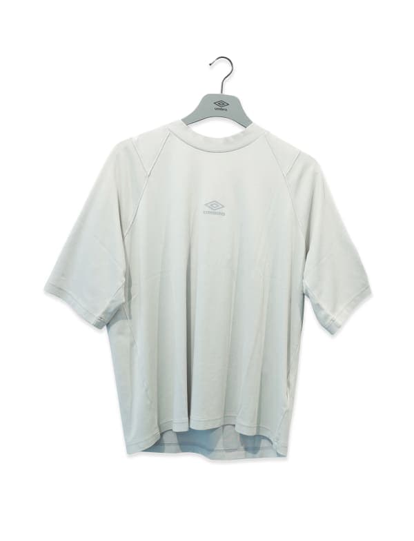 Umbro Washed High Neck Boxy Tee Gray