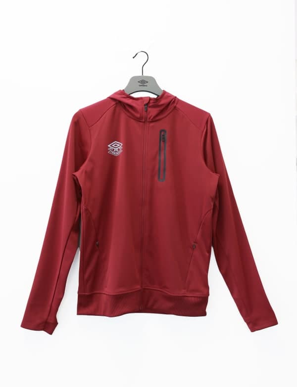 UMBRO PRO TRAINING FZ HOODIE-RED