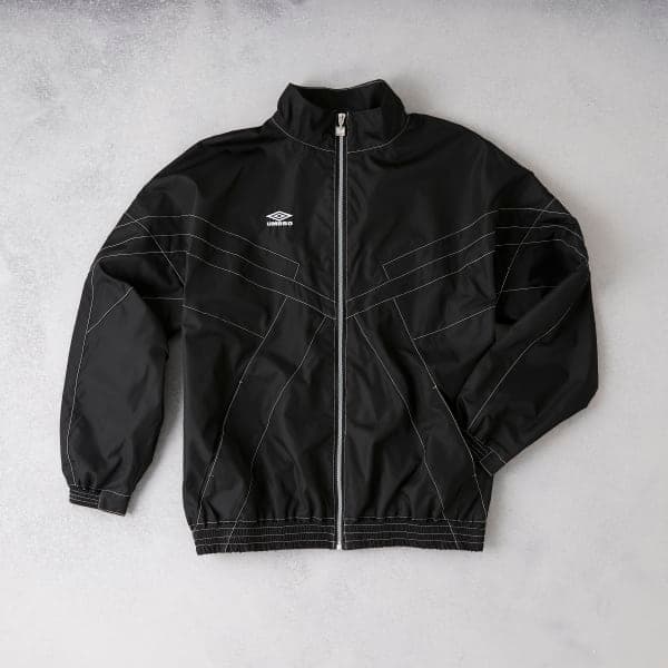 UMBRO RELAXED TRACK JACKET-BLACK