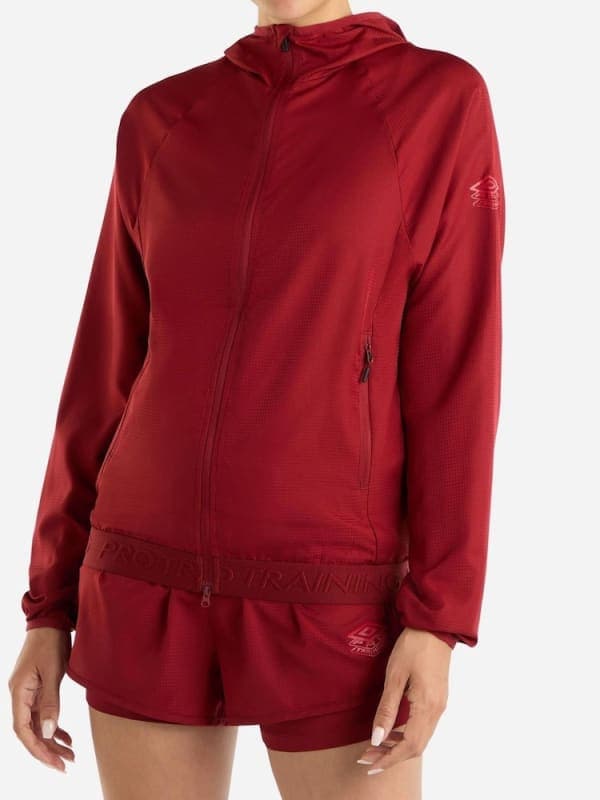 UMBRO PRO TRAINING WINDBREAKER - WOMENS-RED