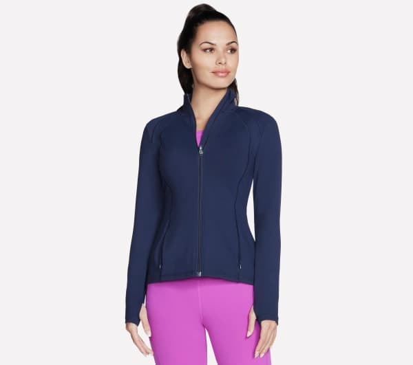 SKECHERS GOWALK JACKET NAVY