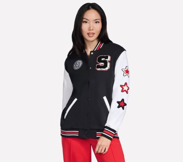 SKECHERS CLASSIC VARSITY JACKET