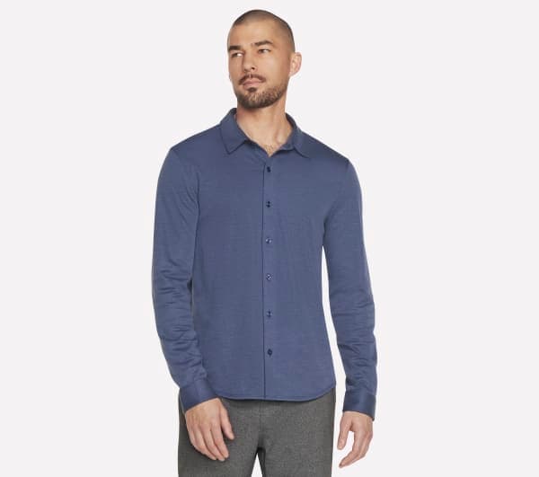 SKECHERS OFF DUTY BUTTON DOWN SHIRT