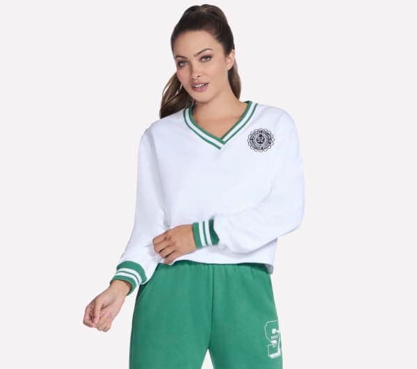 SKECHERS COURT CLASSIC VNECK CREW