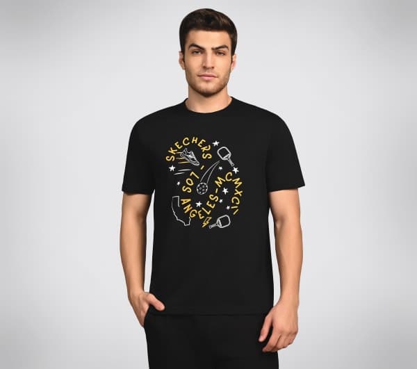 SKECHERS CORE VARSITY DOODLE TEE