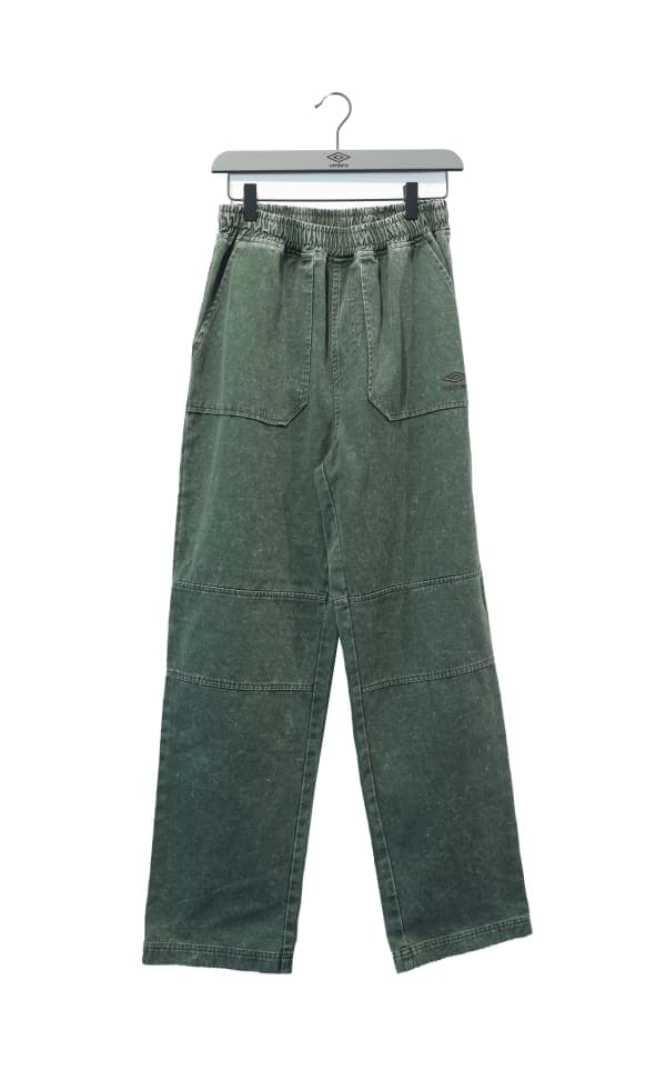 UMBRO WASHED DRILL PANT-GREEN